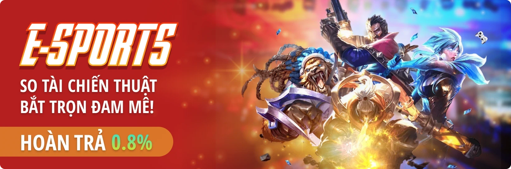 11BET Cược E-Sports Với Nhiều Giải Đấu Lớn Tại 11BET, Nhận Hoàn Trả Không Giới Hạn Mỗi Ngày.