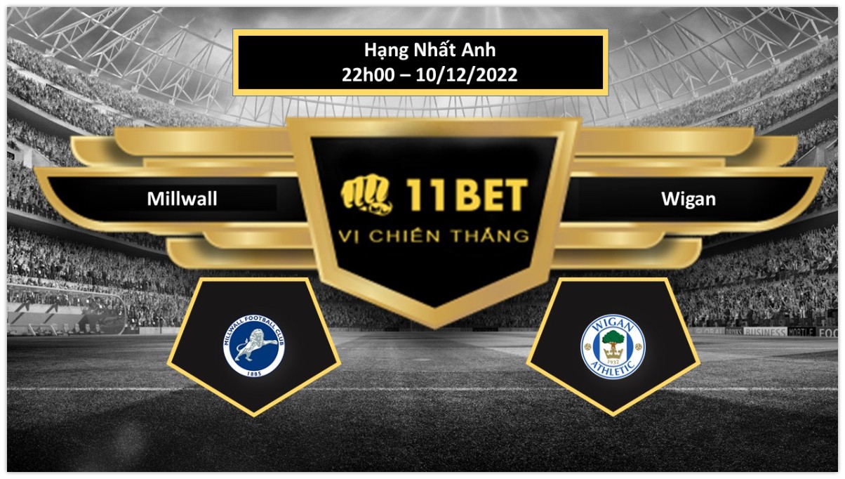 11BET Tip bóng đá   Millwall vs Wigan, hôm nay 10/12/2022