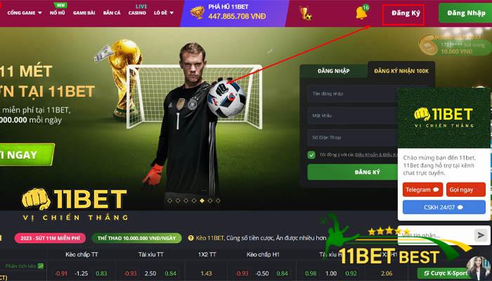 Điều kiện đăng ký thành viên 11Bet là gì?