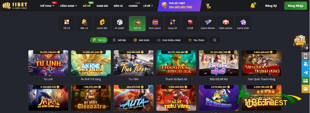 Hướng dẫn cách chơi Nổ hũ tại 11bet đơn giản nhất