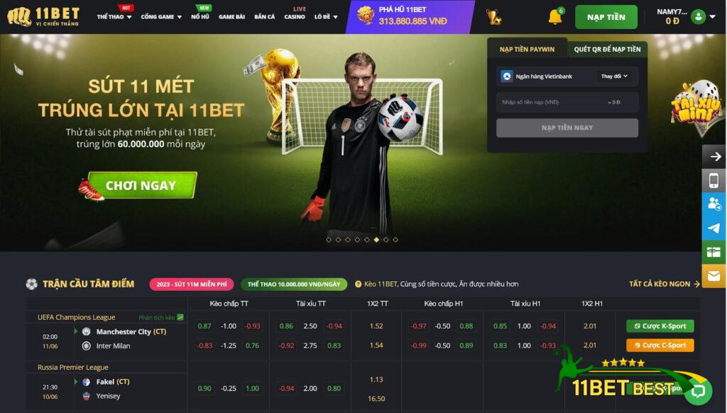 Nhà cái 11Bet gây ấn tượng mạnh với cược thủ qua nhiều khuyến mãi